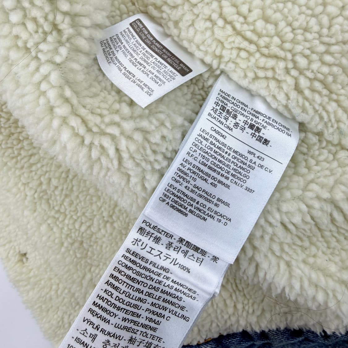 리바이스 스탠다드 쉐르파 트러커 청자켓 상품이미지6