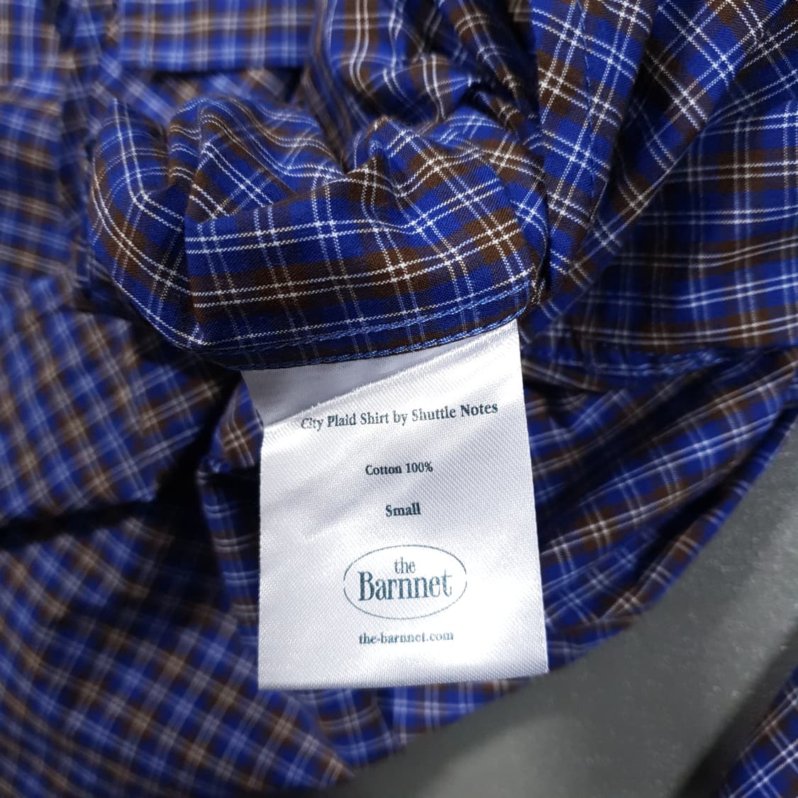 실측 M) 더바넷 신형 그레이 시티 플래드 오버핏 체크 셔츠 남방 상품이미지6