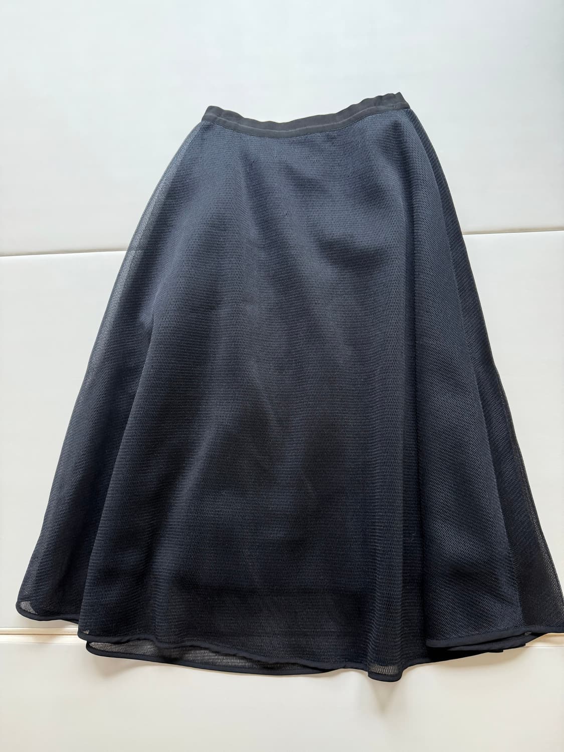 [1회착용] 산드로 아름다운여인의 블랙 플레어 스커트 치마 한섬 상품이미지1