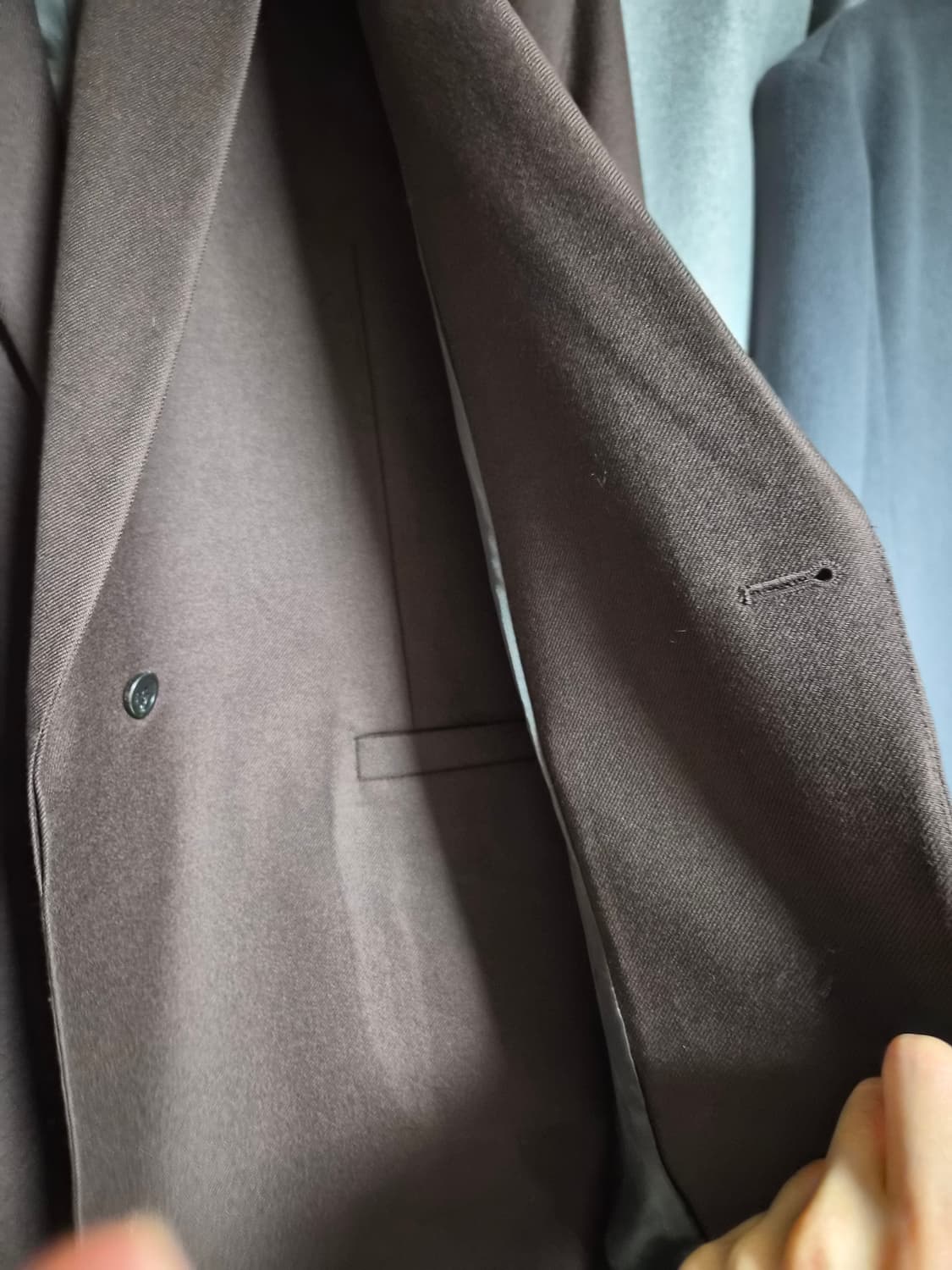 송지오옴므 더블 레이어드 블레이저 자켓 팝니다 우영미 타임옴므 솔리드옴므 상품이미지3