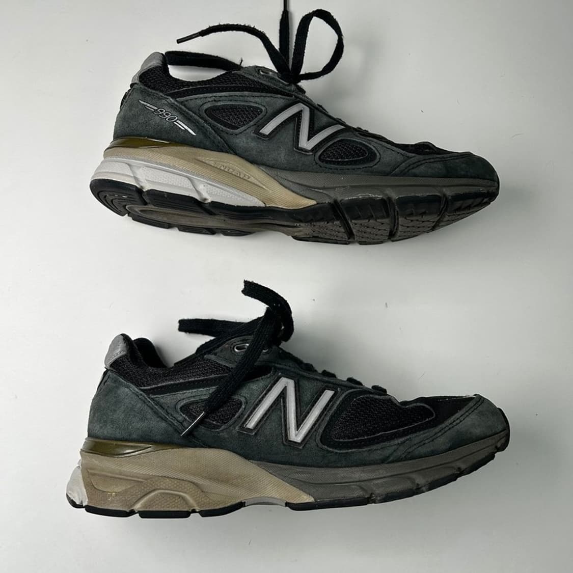 뉴발란스 990v4 블랙 그린 실버 240 상품이미지3