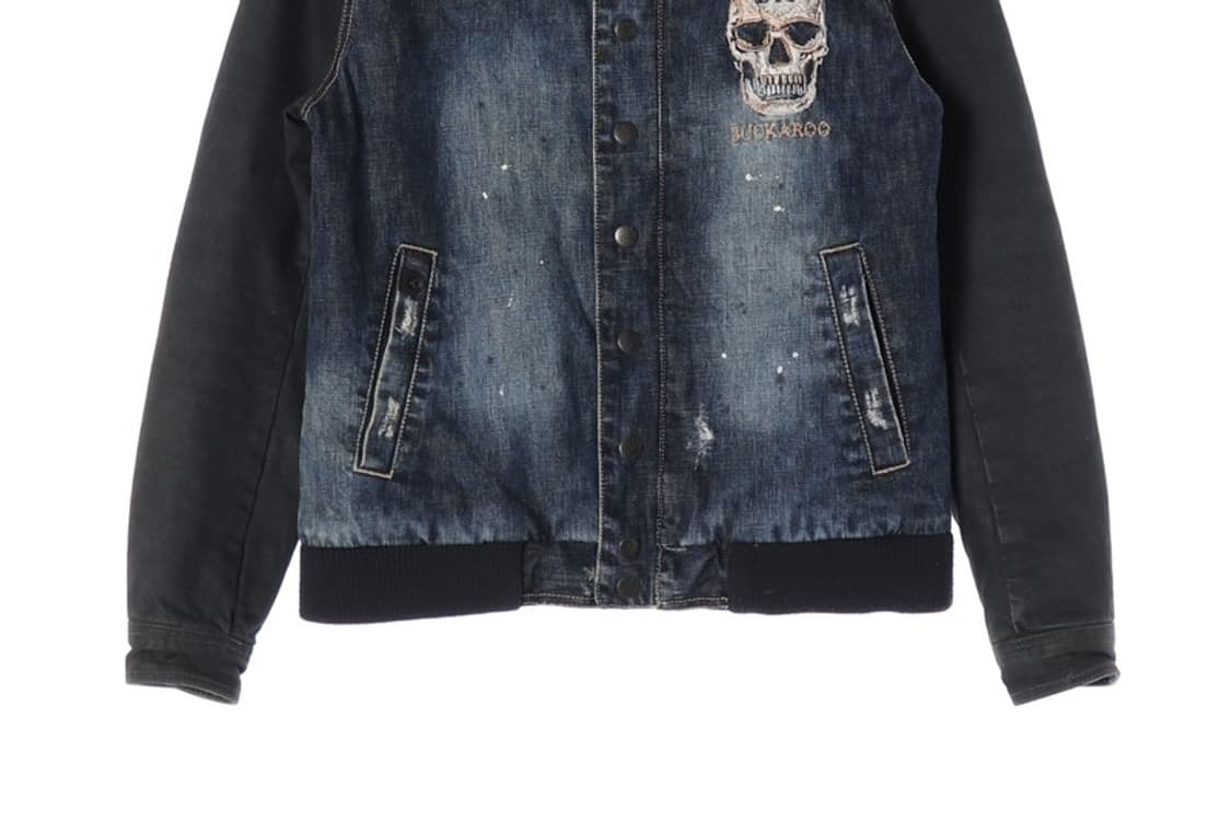 버커루 빈티지 데님 봄버 L 상품이미지5