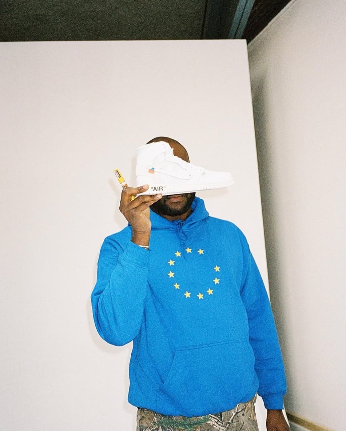 (L) 수베니어 후드티 블루 상품이미지1