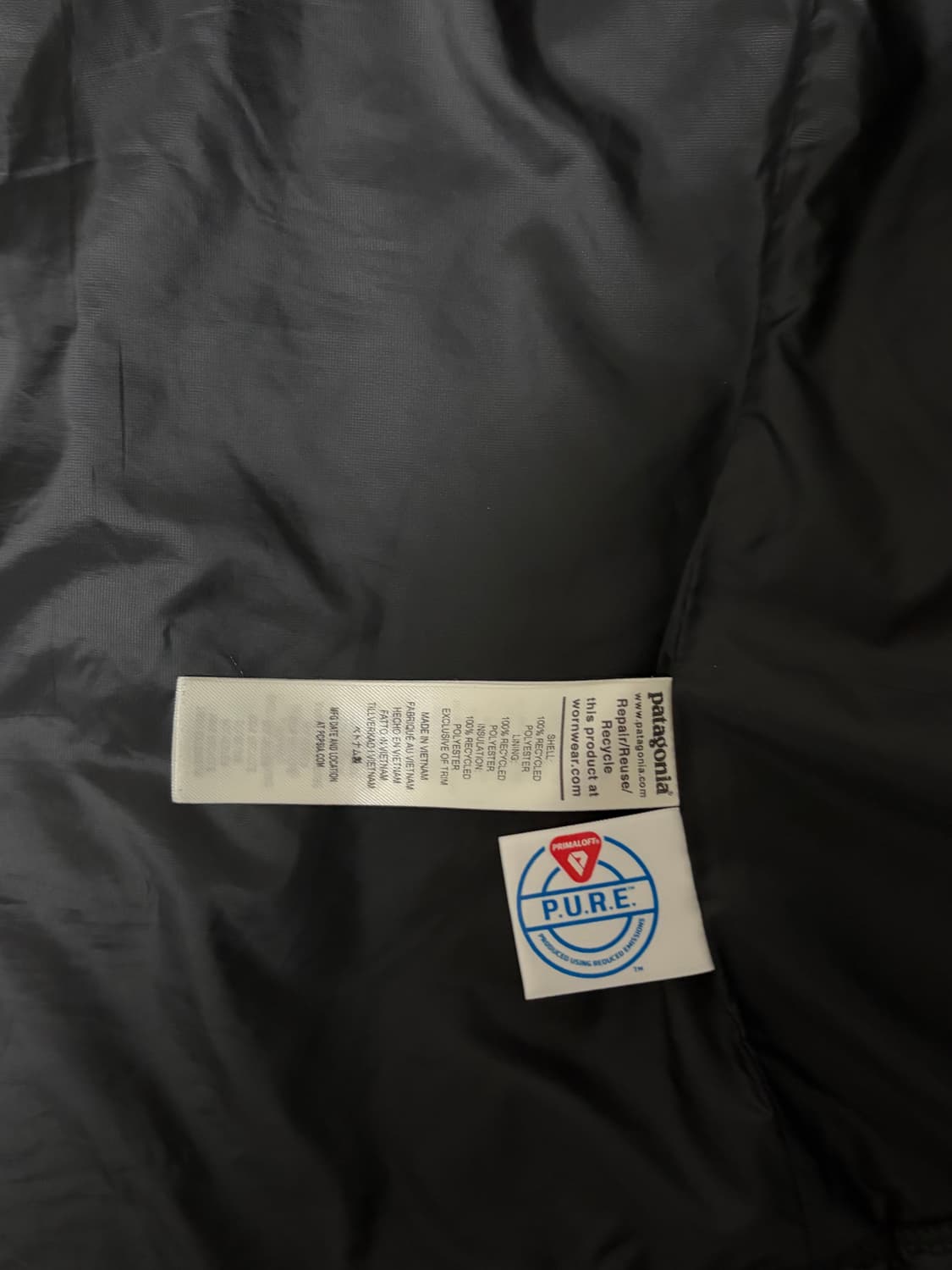 파타고니아 나노퍼프 블랙 XL 상품이미지4