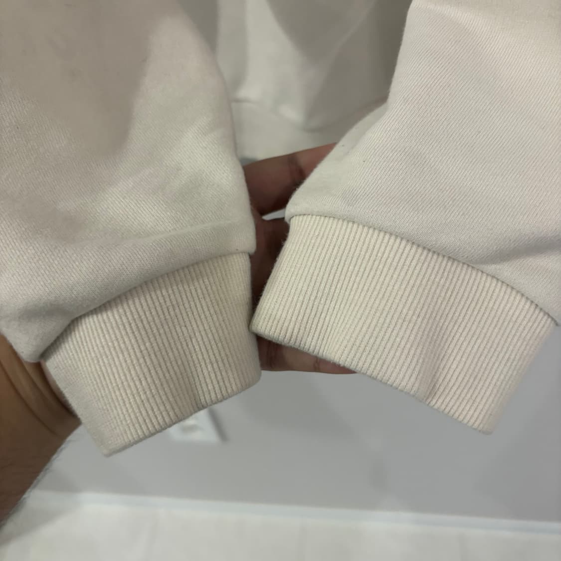 노스페이스 맨투맨 티셔츠 아이보리 160 상품이미지5