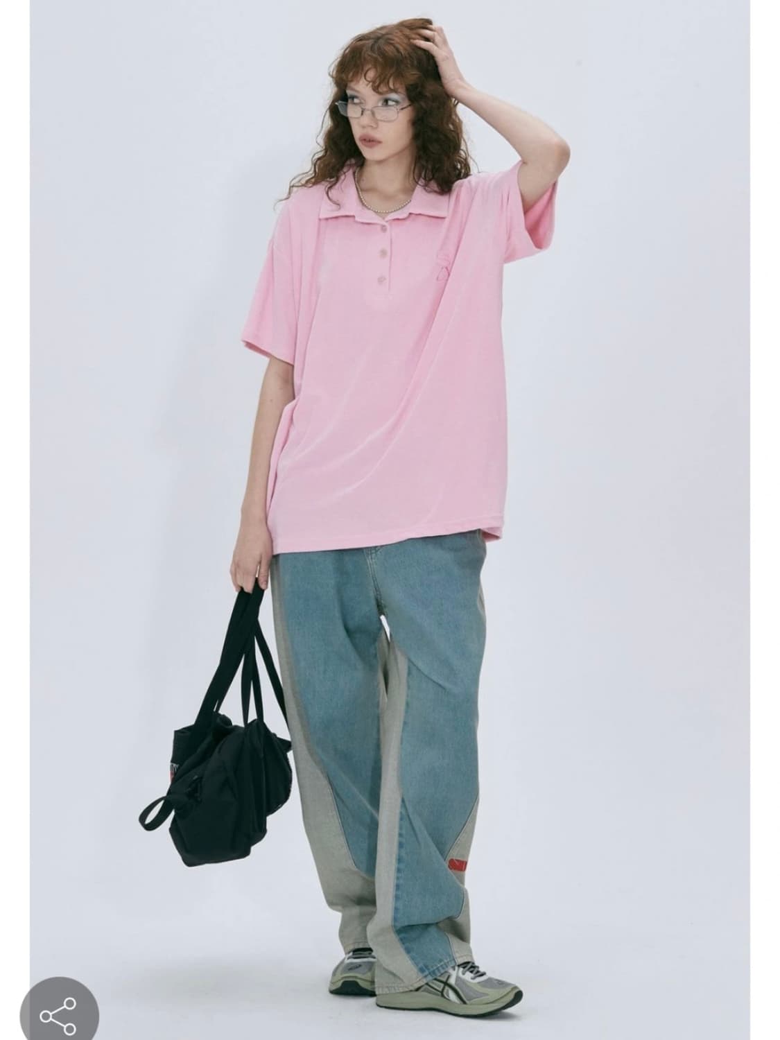 스컬프터 타월폴로탑 베이비핑크  상품이미지2