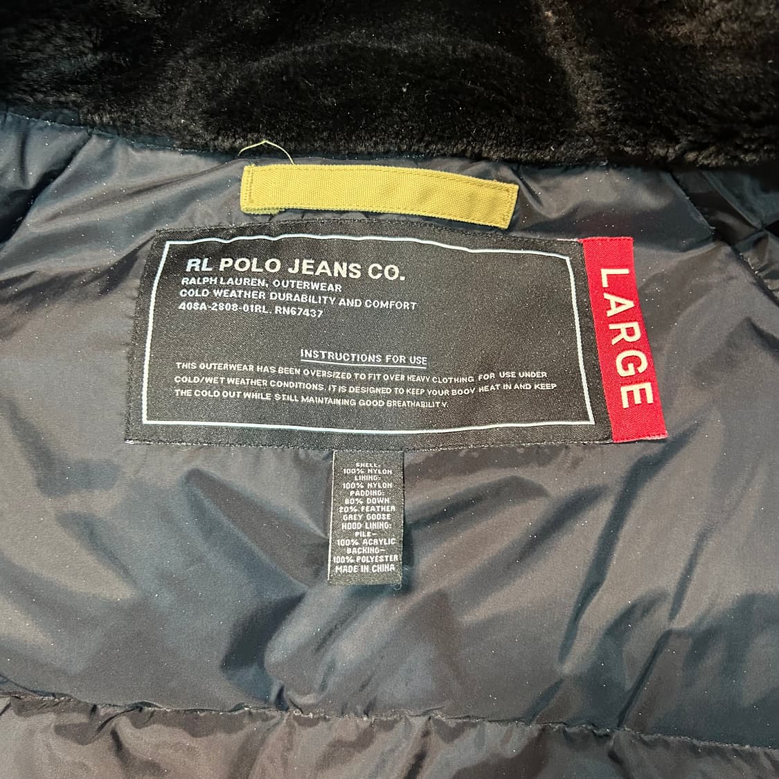 [2XL] 폴로 진 컴퍼니 N3B 야상 패딩 상품이미지6