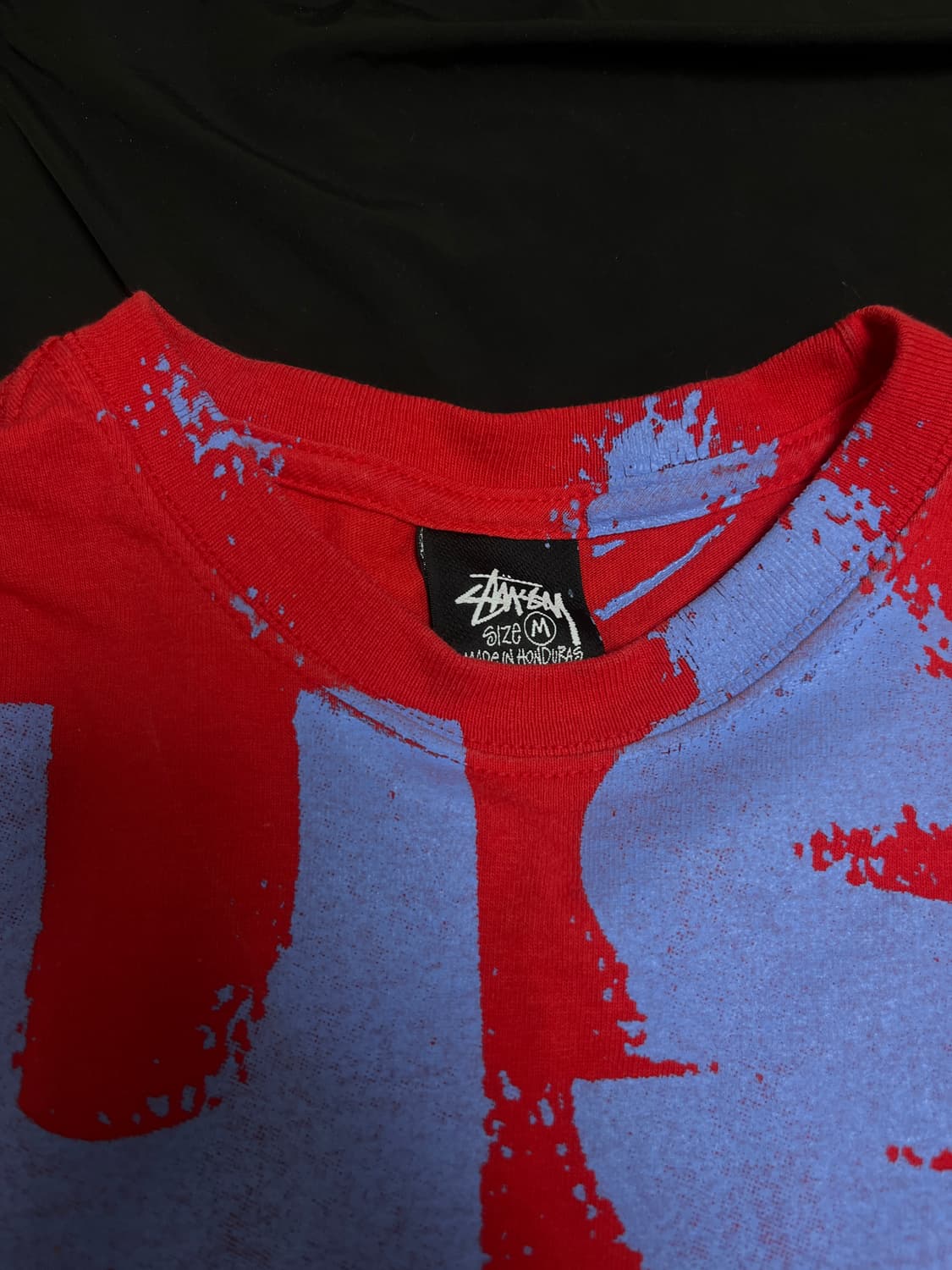 스투시 스탬프 티셔츠 레드 상품이미지3