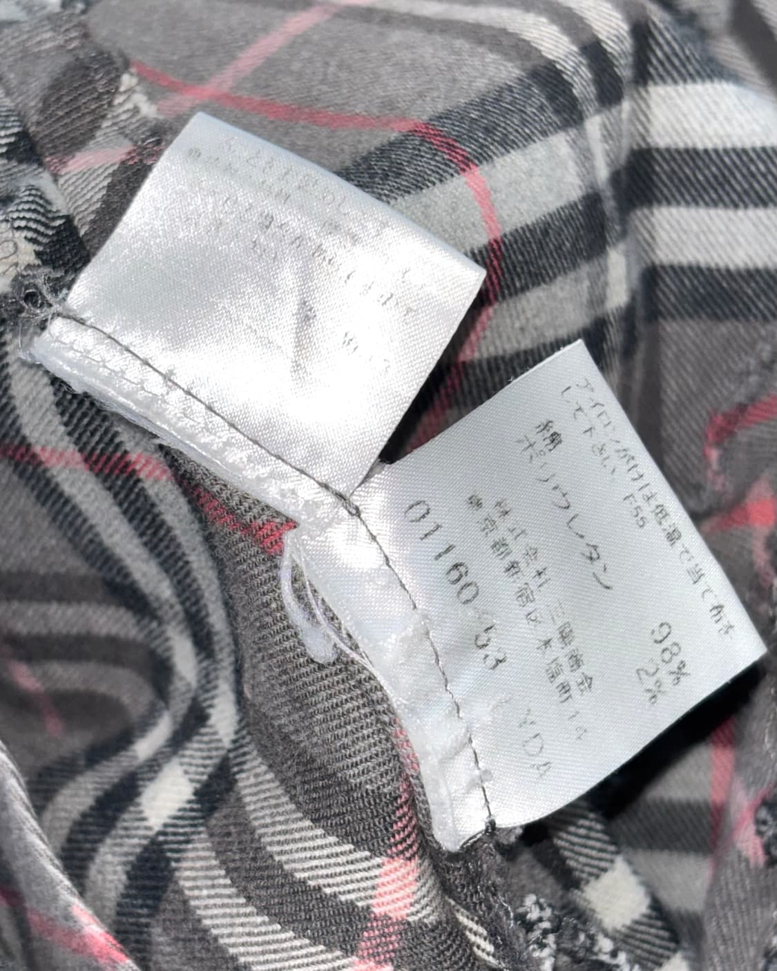 Burberry 버버리 블루라벨 그레이 노바체크 벨티드 셔츠 원피스 상품이미지9