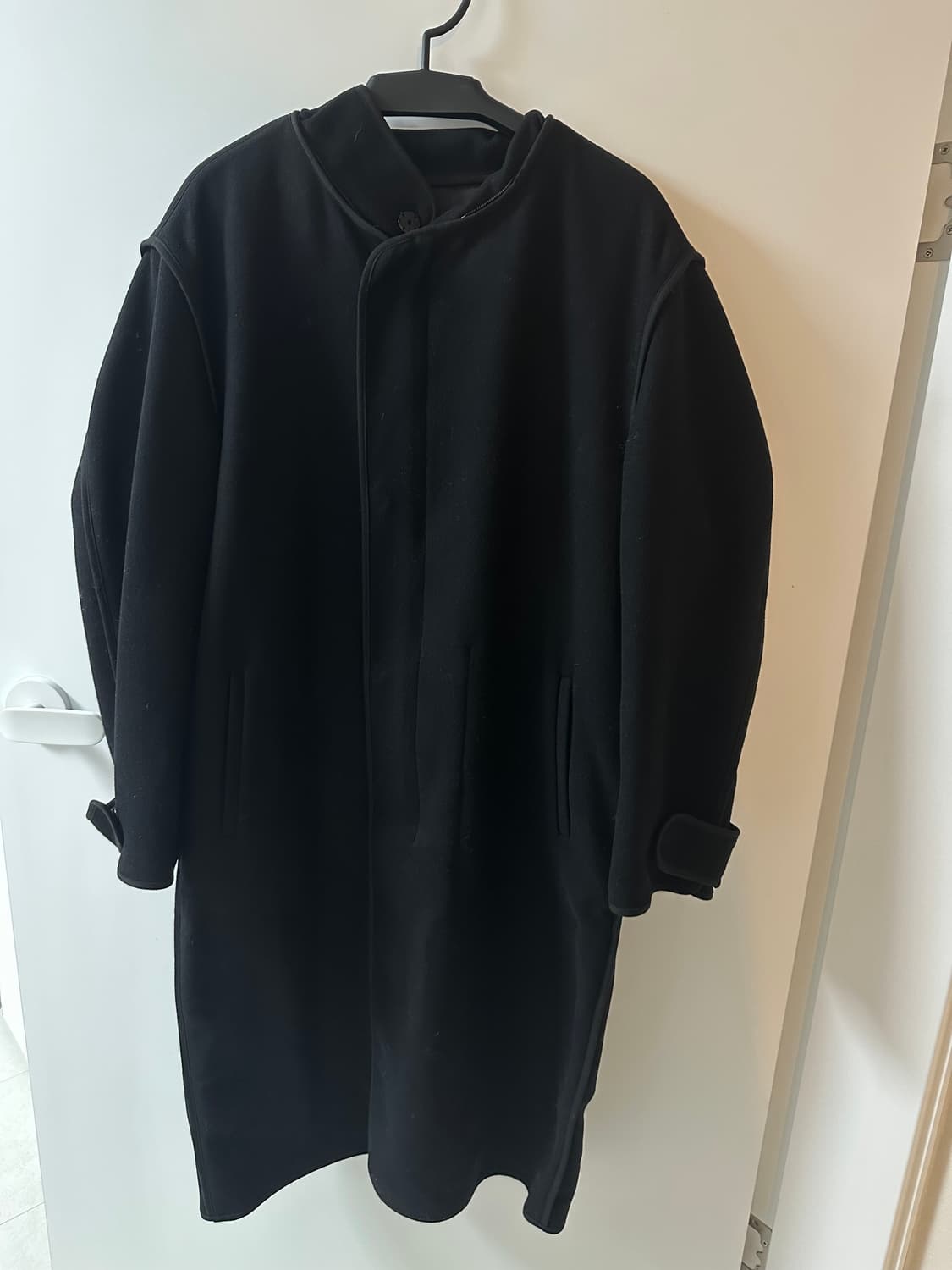 시스템 옴므 후드 코트 블랙 100 상품이미지9