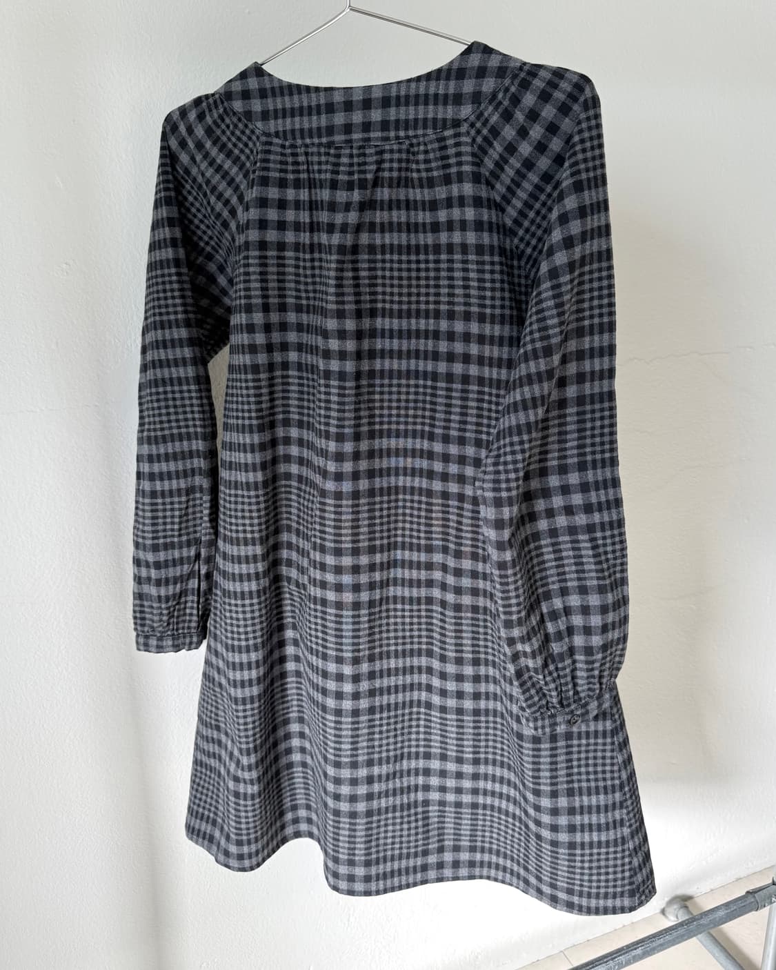 빈티지 체크 원피스 상품이미지4