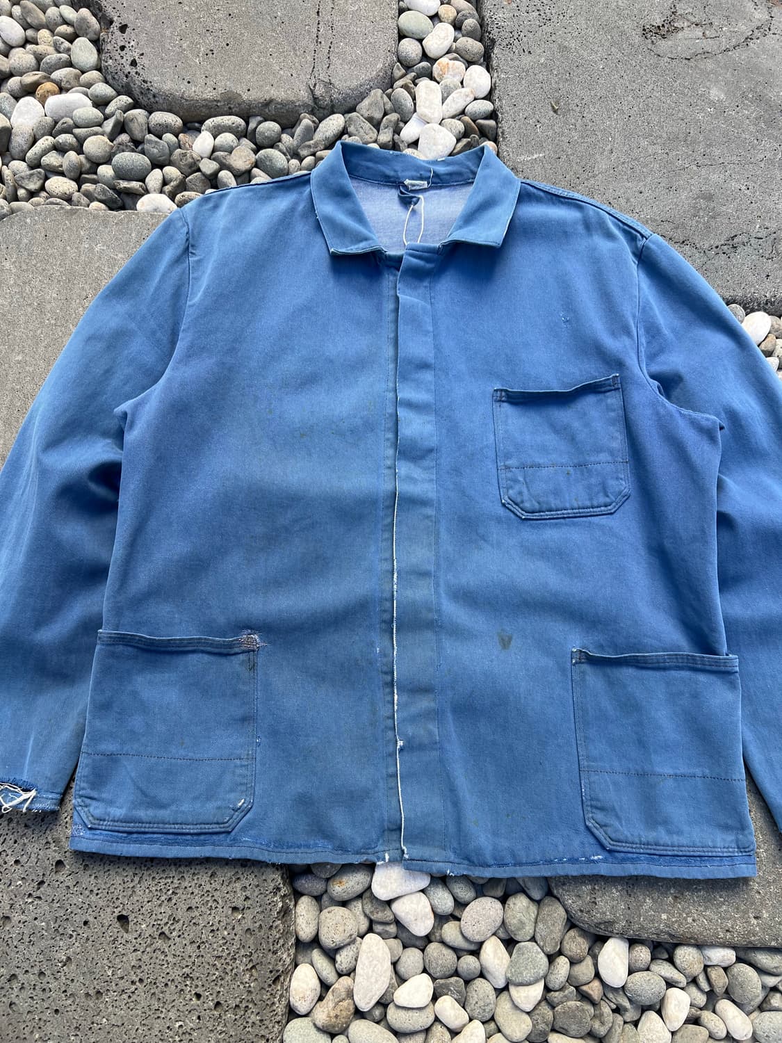 FADED VINTAGE WASHING DENIM 프렌치워크자켓 상품이미지3