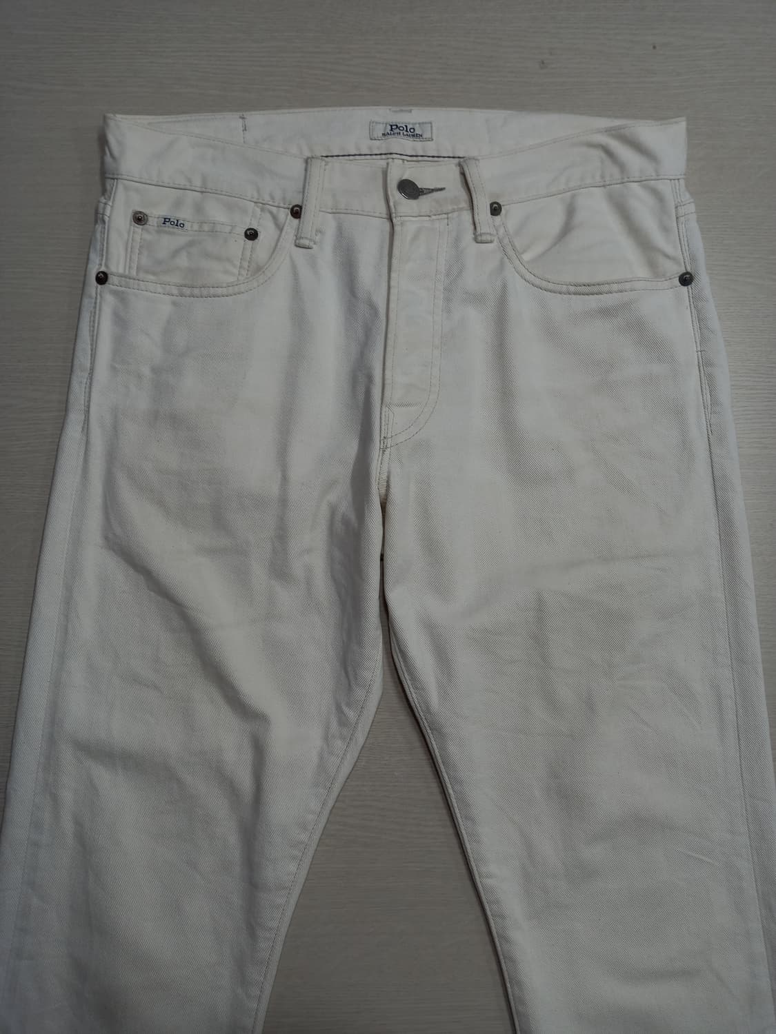 32 POLO Mexico 슬림일자진 크림 버튼플라이 32-257 상품이미지3