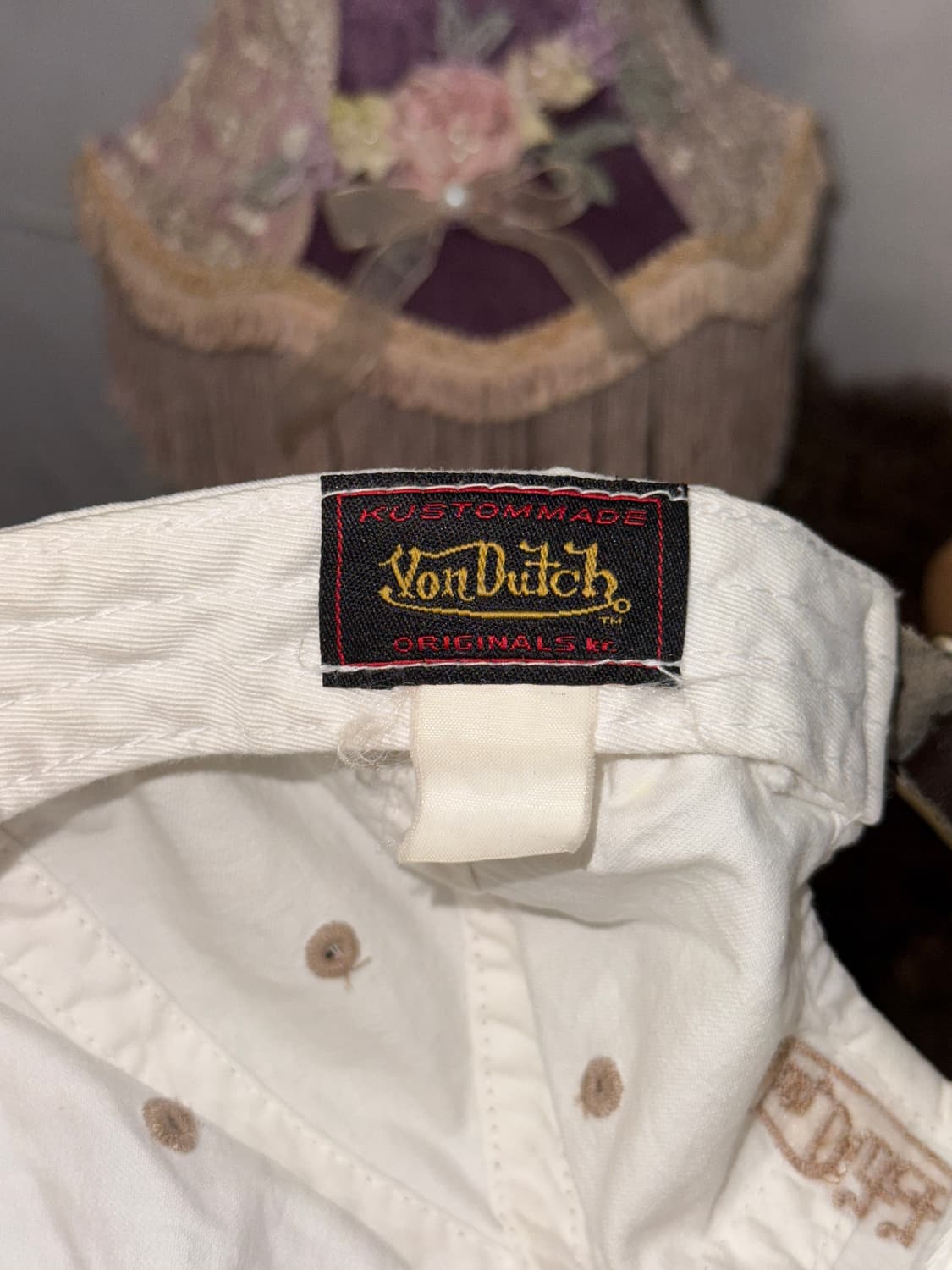 Von Dutch white logo ball cap 상품이미지6