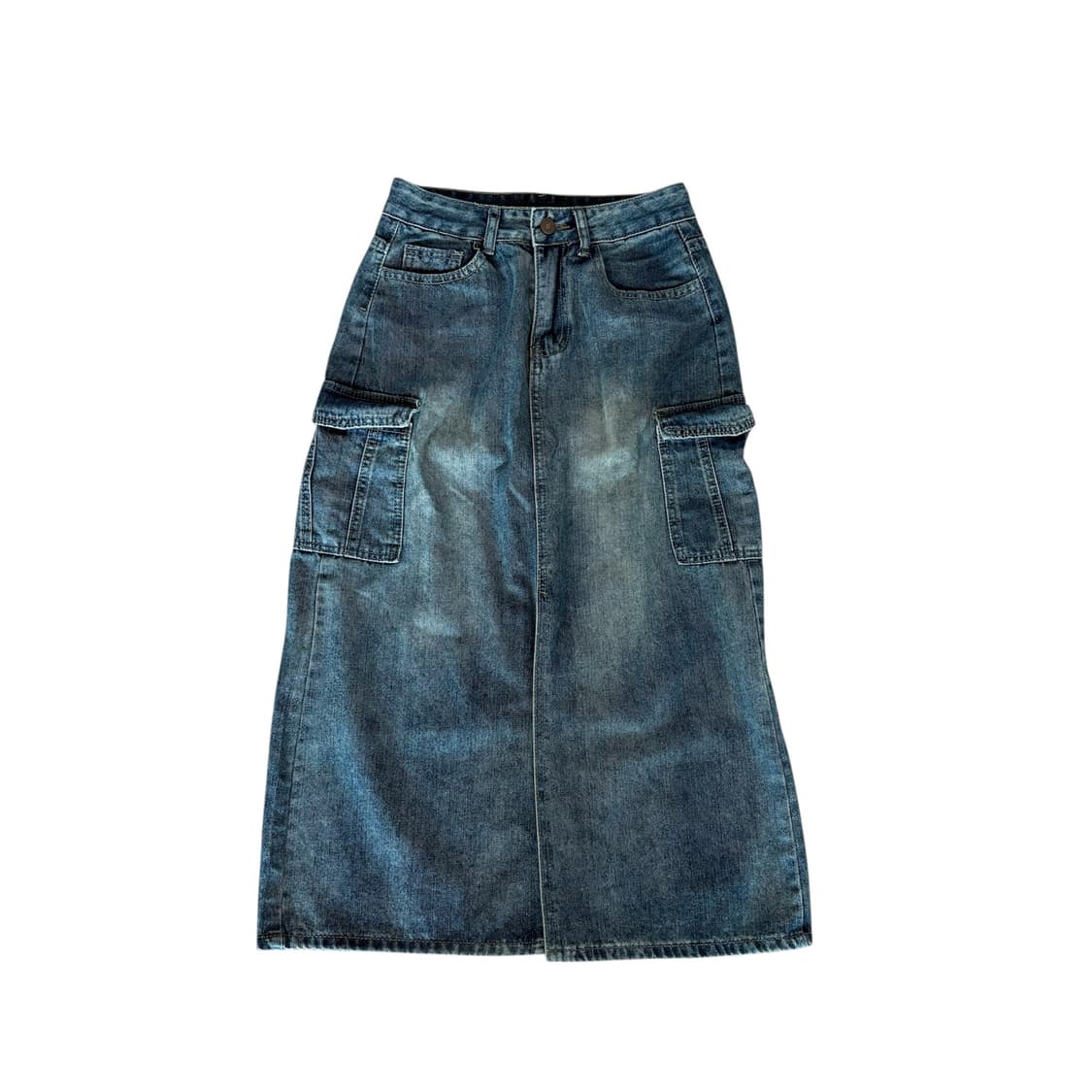Vintage 데님 카고 스커트 상품이미지1