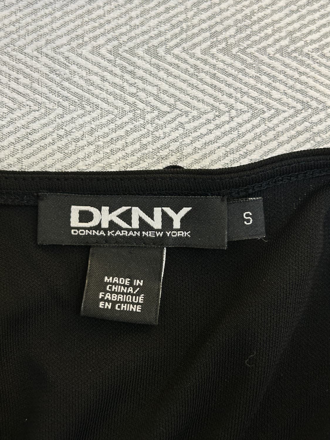 DKNY 레이온 블랙 셔링 민소매 원피스 S 상품이미지8