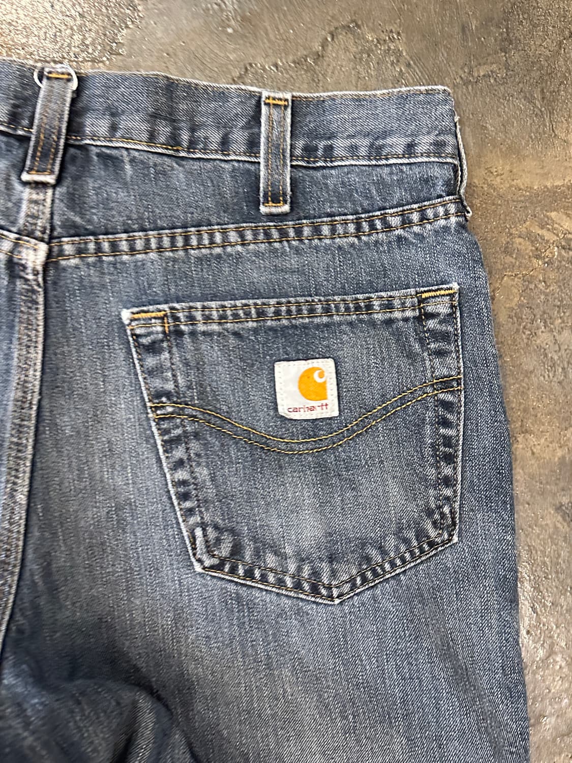 칼하트 릴렉스핏 데님팬츠 32x34 상품이미지7