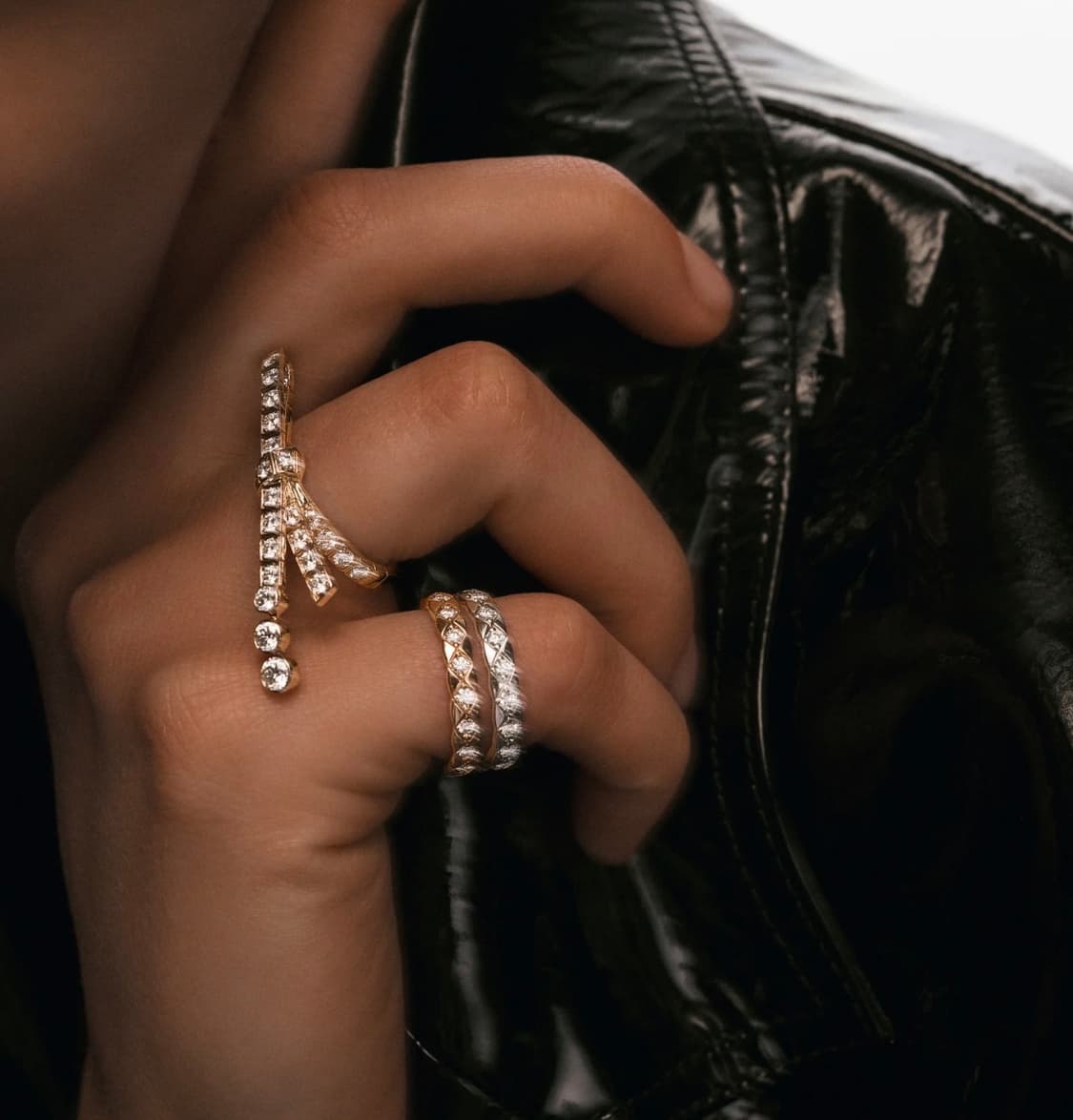 샤넬코코크러쉬반지미니 파메 화이트골드 49사이즈 상품이미지2