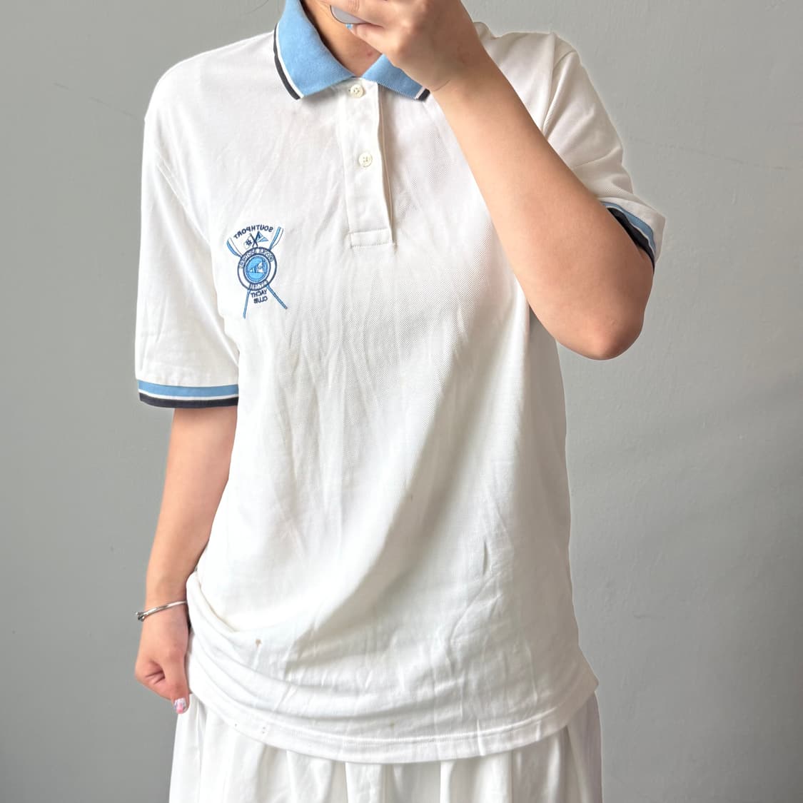 [M] 브룩스브라더스 카라 반팔티 상품이미지2