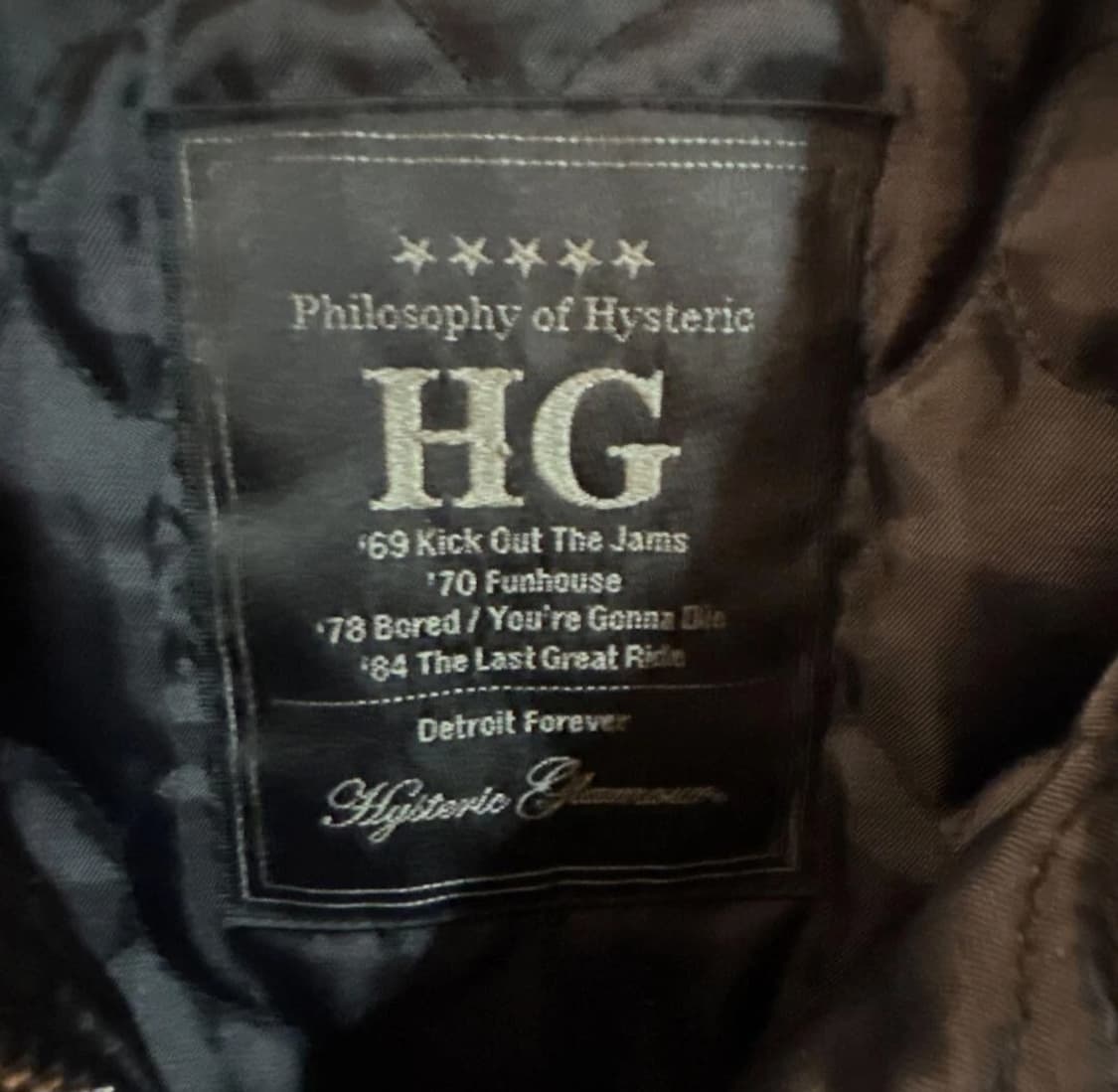 히스테릭글래머 HYSTERIC GLAMOUR 벨벳 블루종 상품이미지7