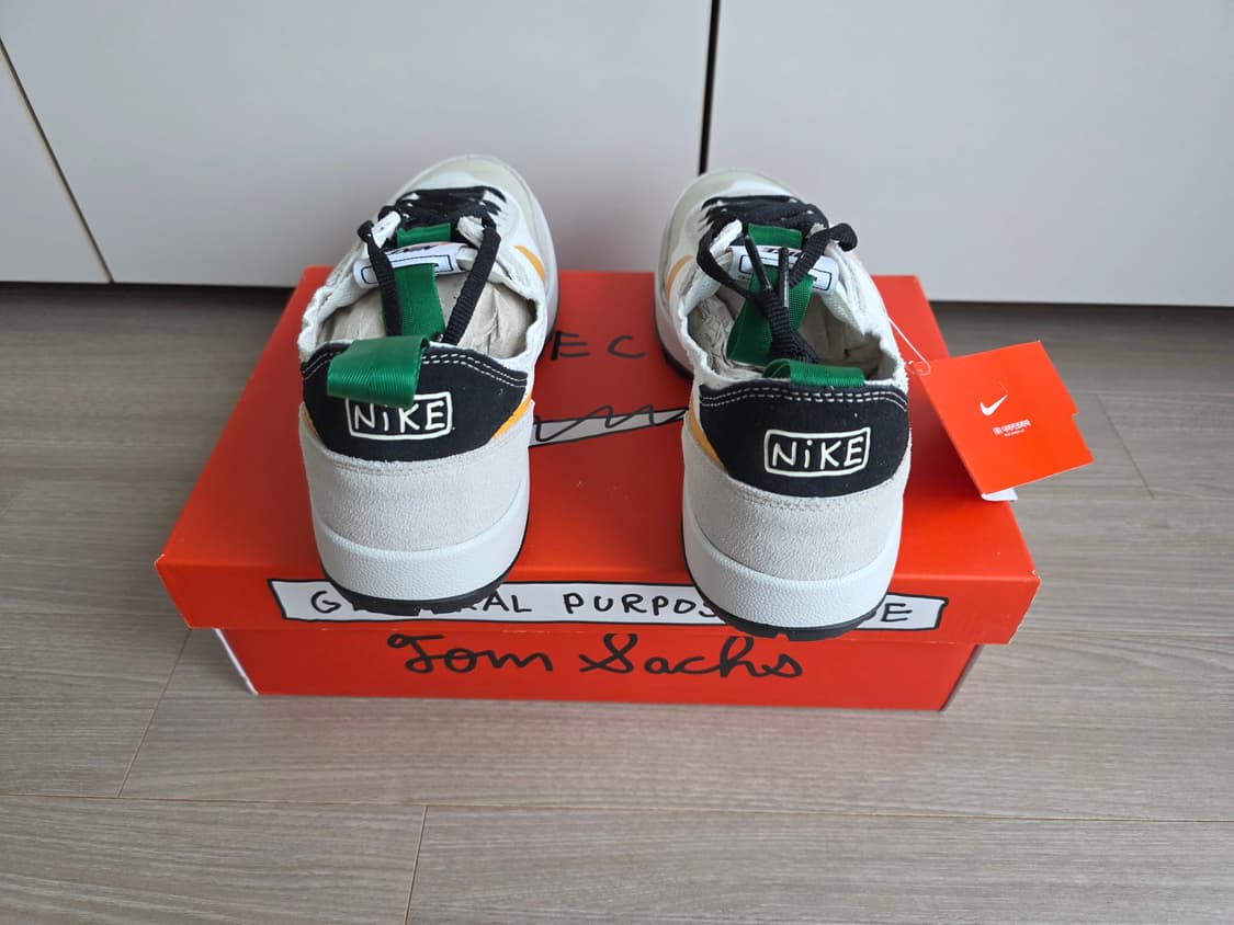[W255] 나이키x톰 삭스 제너럴 퍼포즈 슈 파인 그린 유니버시티 골드 상품이미지3