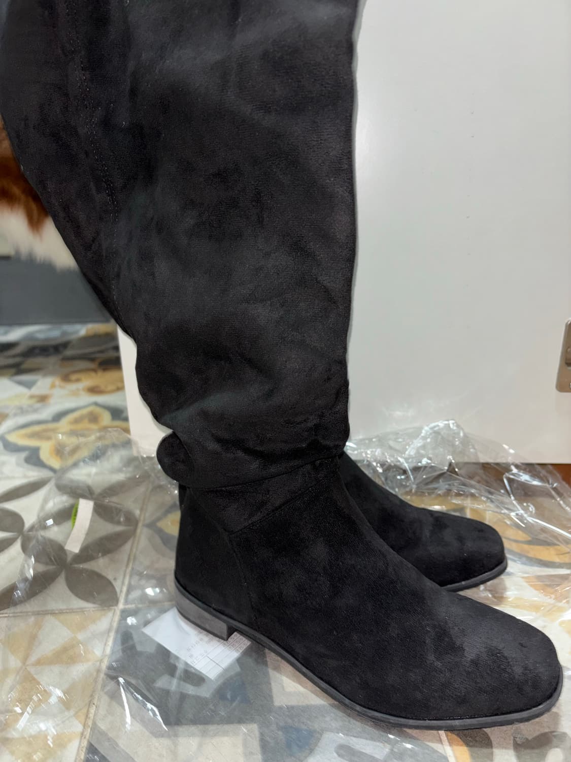 주름 셔링 롱부츠 상품이미지4