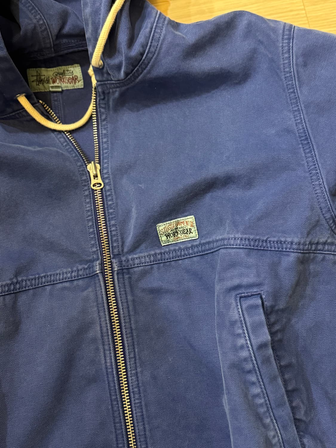 스투시 워크 자켓 언라인 캔버스 바자 블루 재킷 / M 상품이미지5