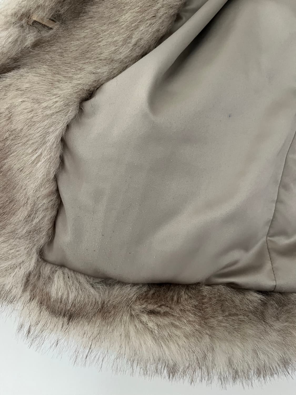 시눈 퍼자켓 heavy mix fur jacket 애쉬브라운 상품이미지4