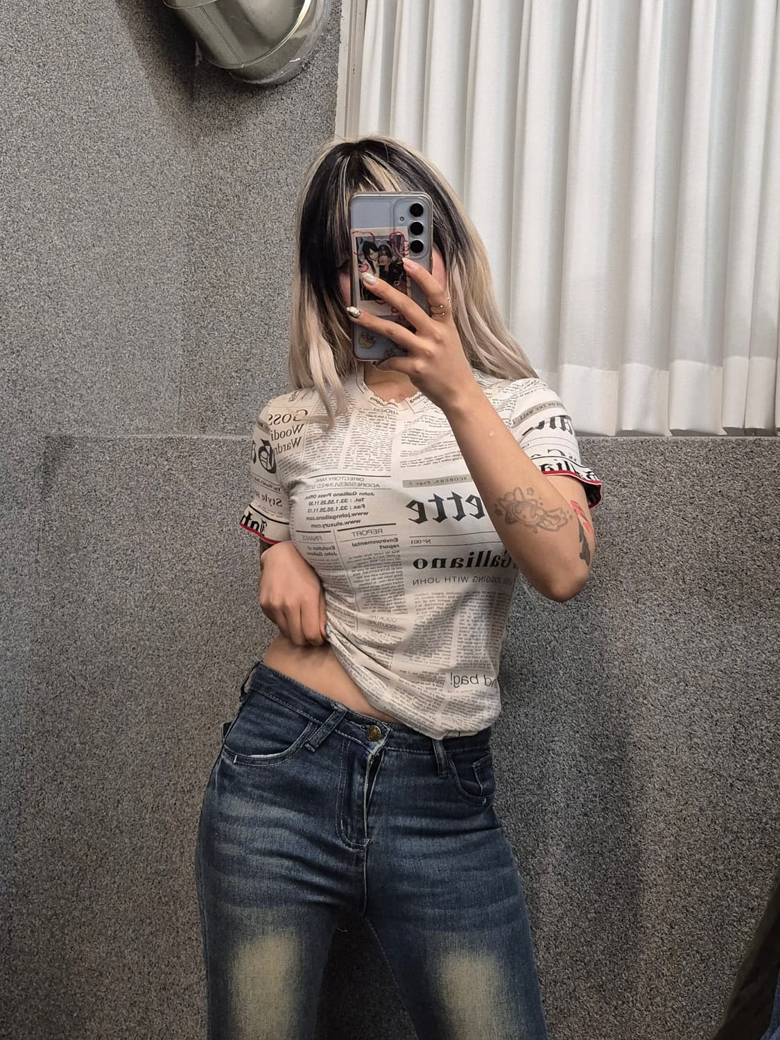 JOHN GALLIANO PRINTING TSHIRT 상품이미지1