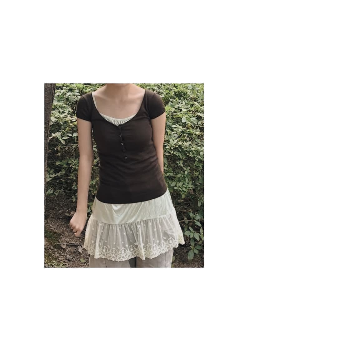 earth music&ecology 슬리브리스 원피스 상품이미지2