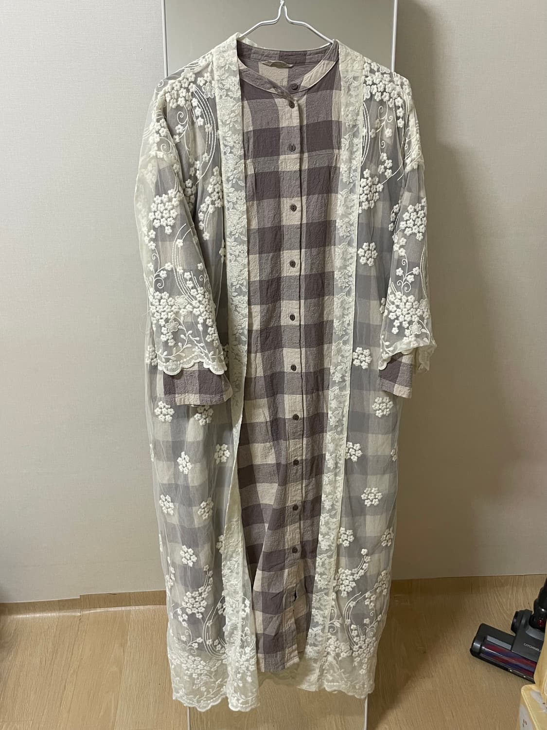 모리룩 바선생 롱셔츠 원피스 2pcs 상품이미지1