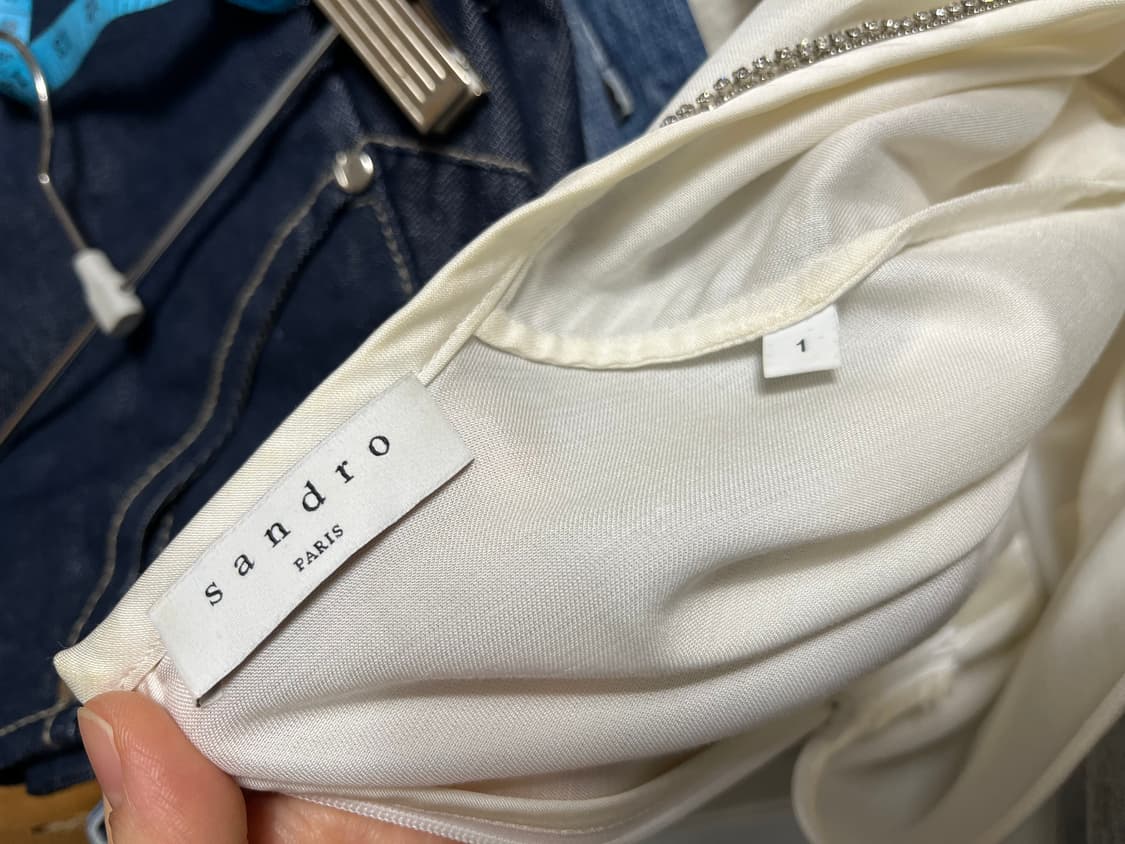 sandro 산드로 실크 셔츠 블라우스 1사이즈 상품이미지2