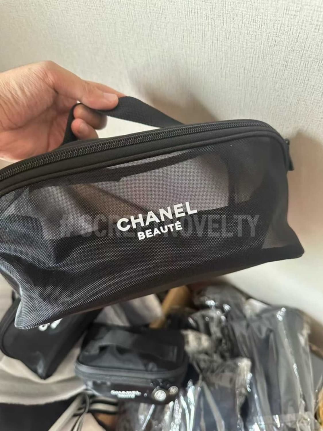 샤넬뷰티 메쉬파우치 3종세트 여행용파우치 기프트 상품이미지2