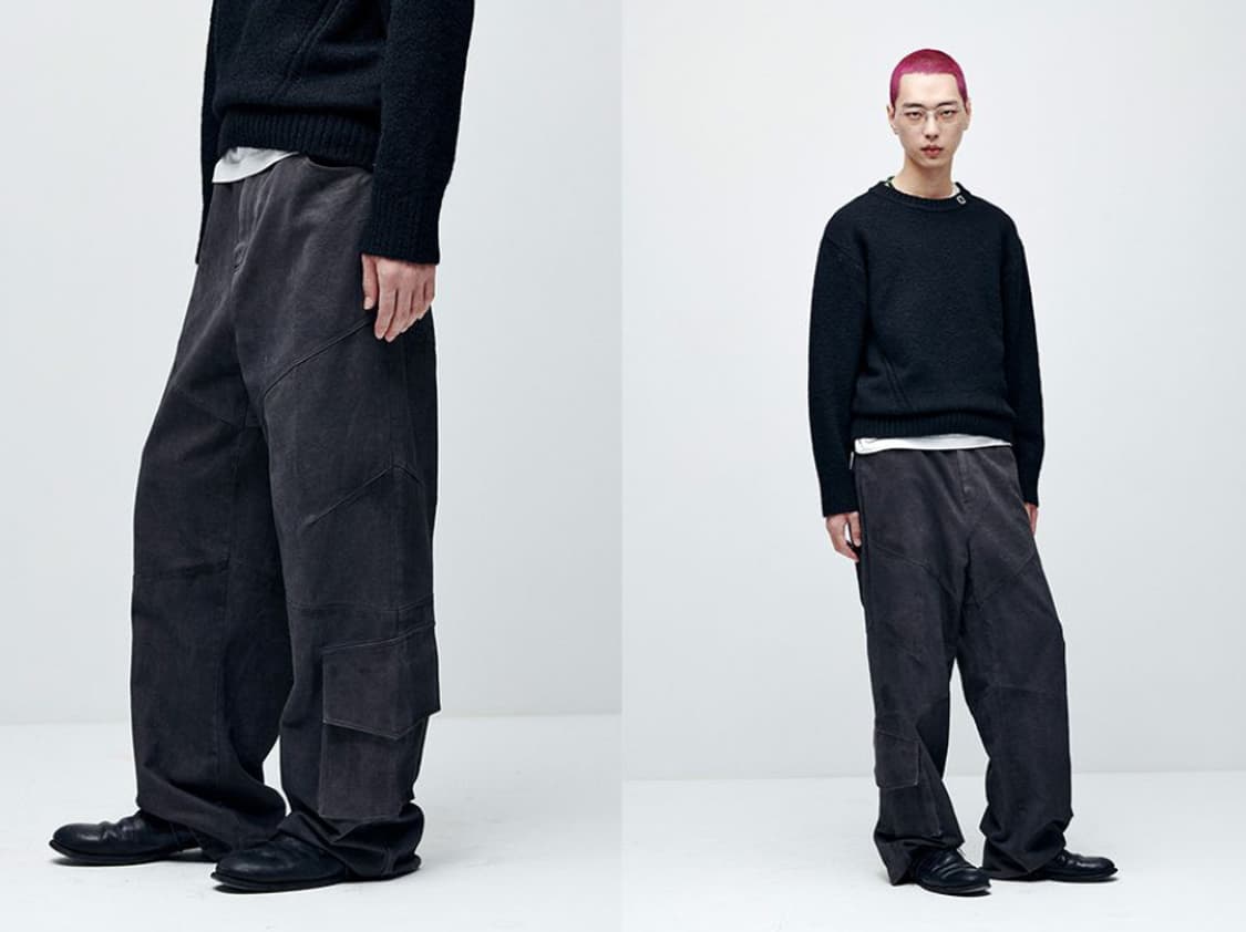 Anytimeloreak RoseWashing Pants Charcoal 상품이미지2
