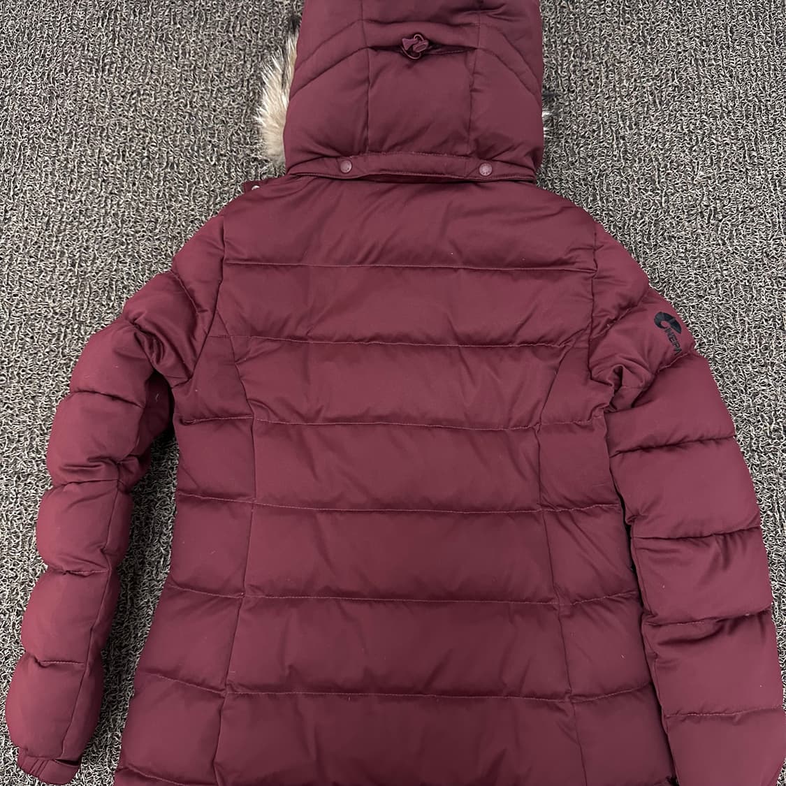 NEPA 네파 여성 구스다운 롱패딩 버건디 95(M) 상품이미지5
