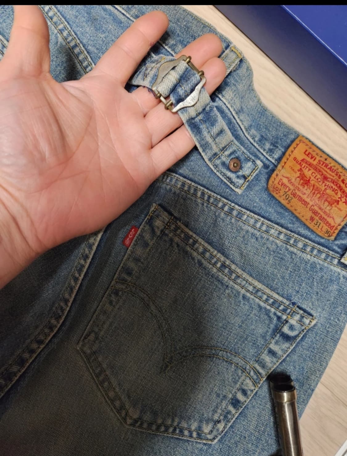 LEVIS 702 JAPAN J22 신치백 셀비지 상품이미지5