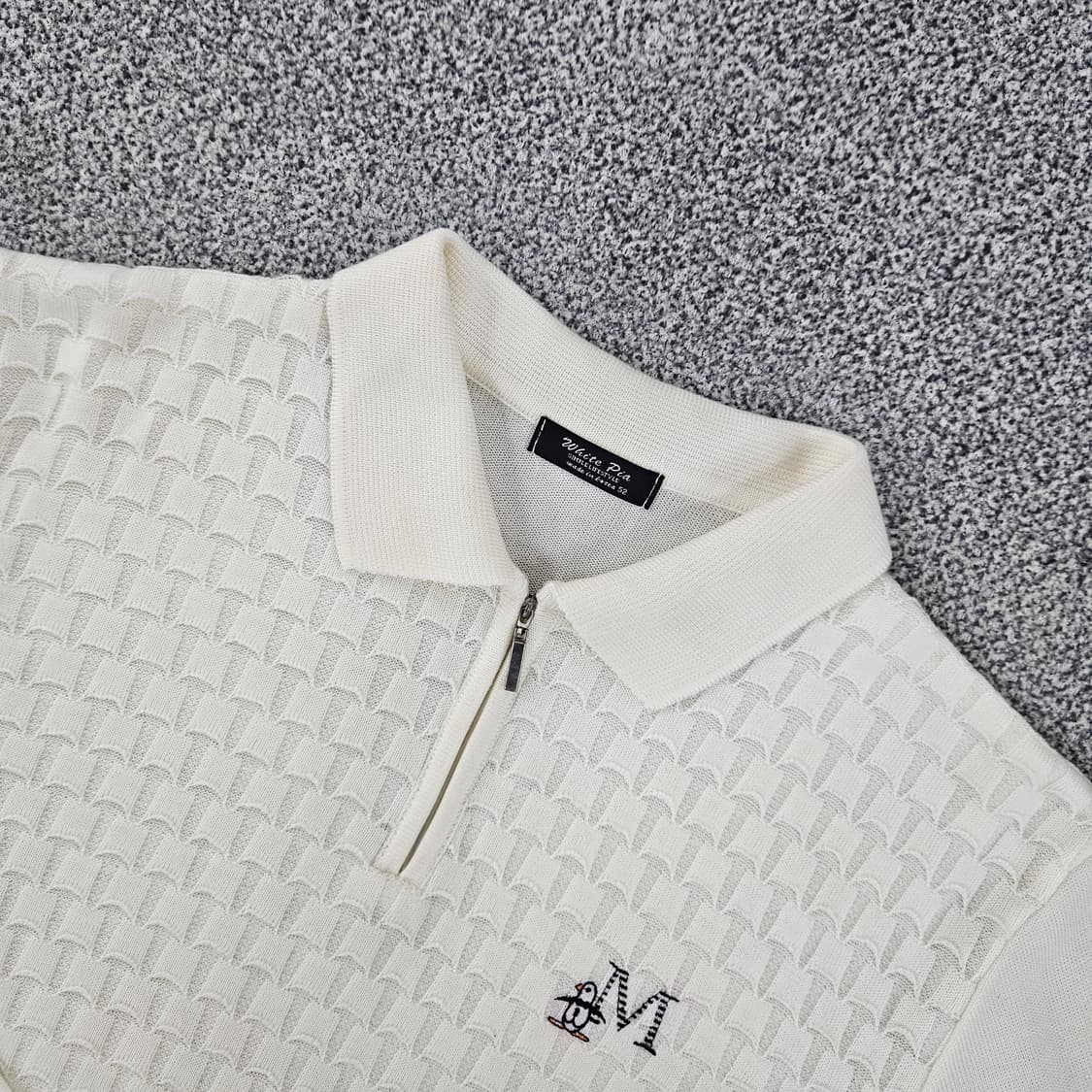 [실측확인] 먼싱웨어 골프 카라 니트 티셔츠 1103JM1 상품이미지2