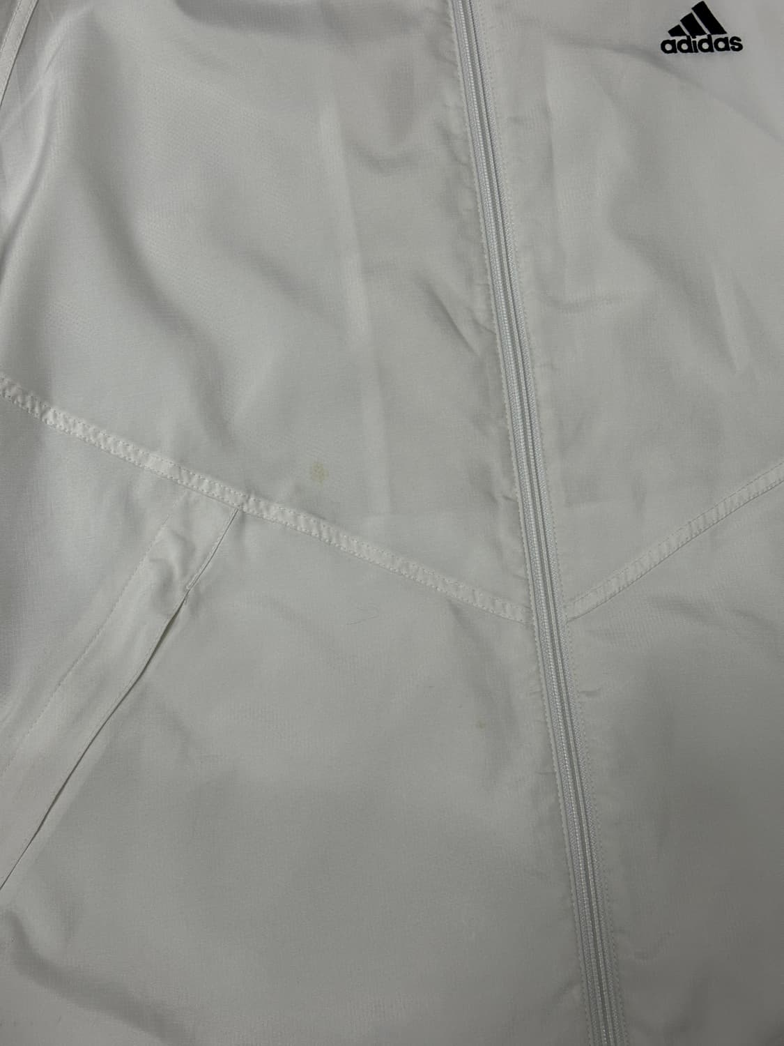 아디다스 우븐 자켓 바람막이 화이트 100 상품이미지4