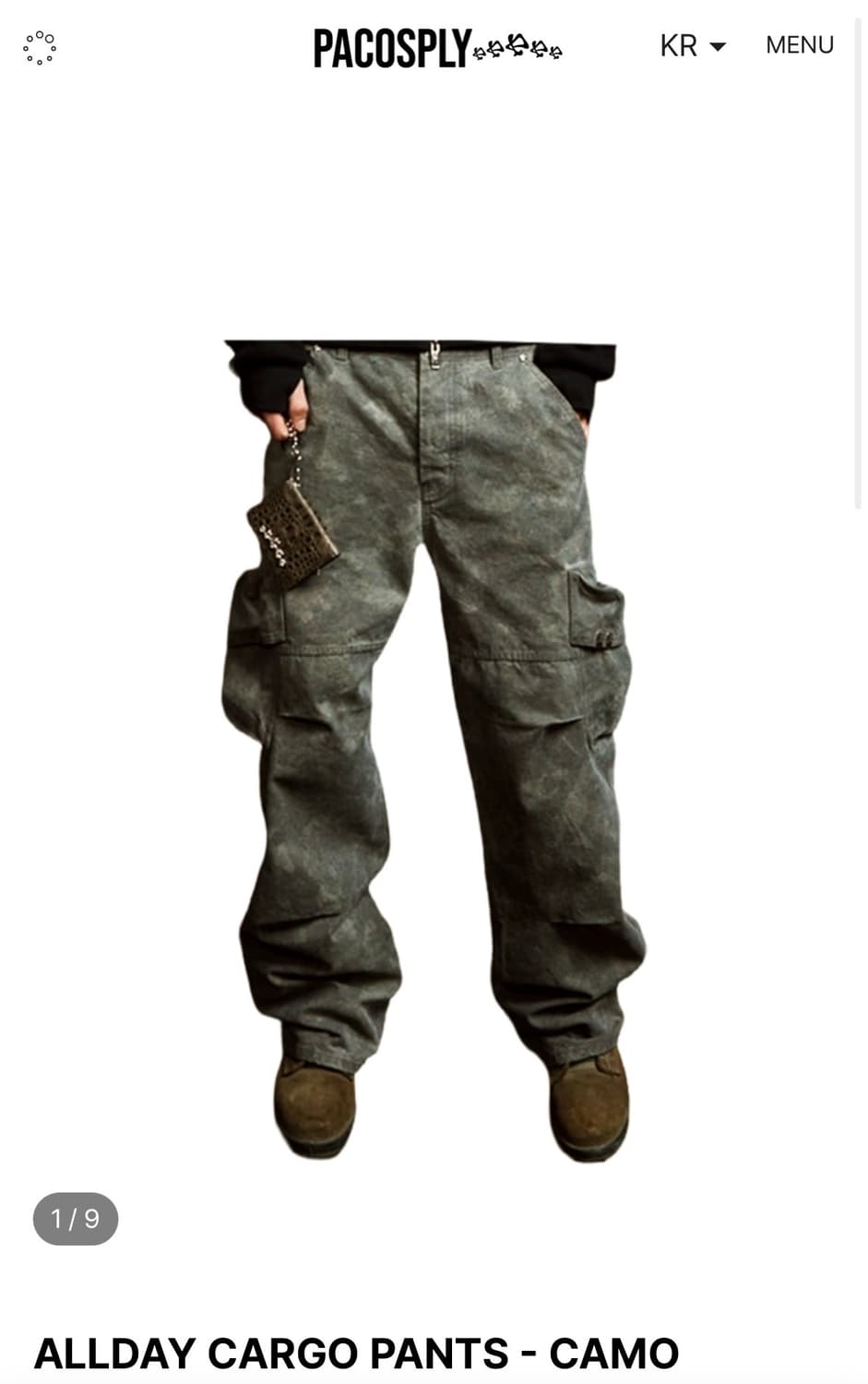 Pacosply camo cargo pants 상품이미지1