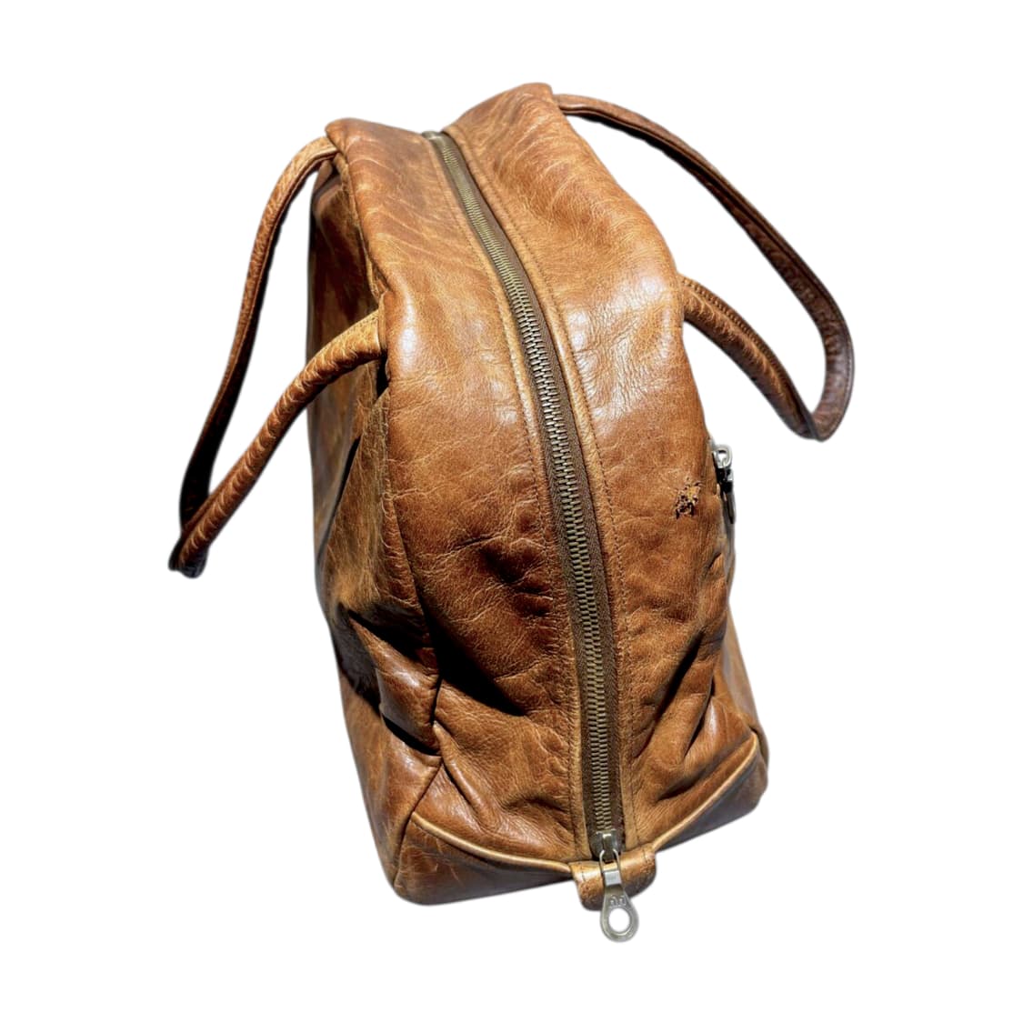 Jas M.B 빈티지가공 레더 볼링백 포터 장인 가죽 추천 상품이미지4