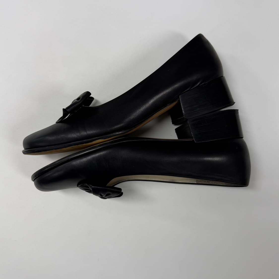 90s Margaret Howell ribbon loafers 상품이미지8