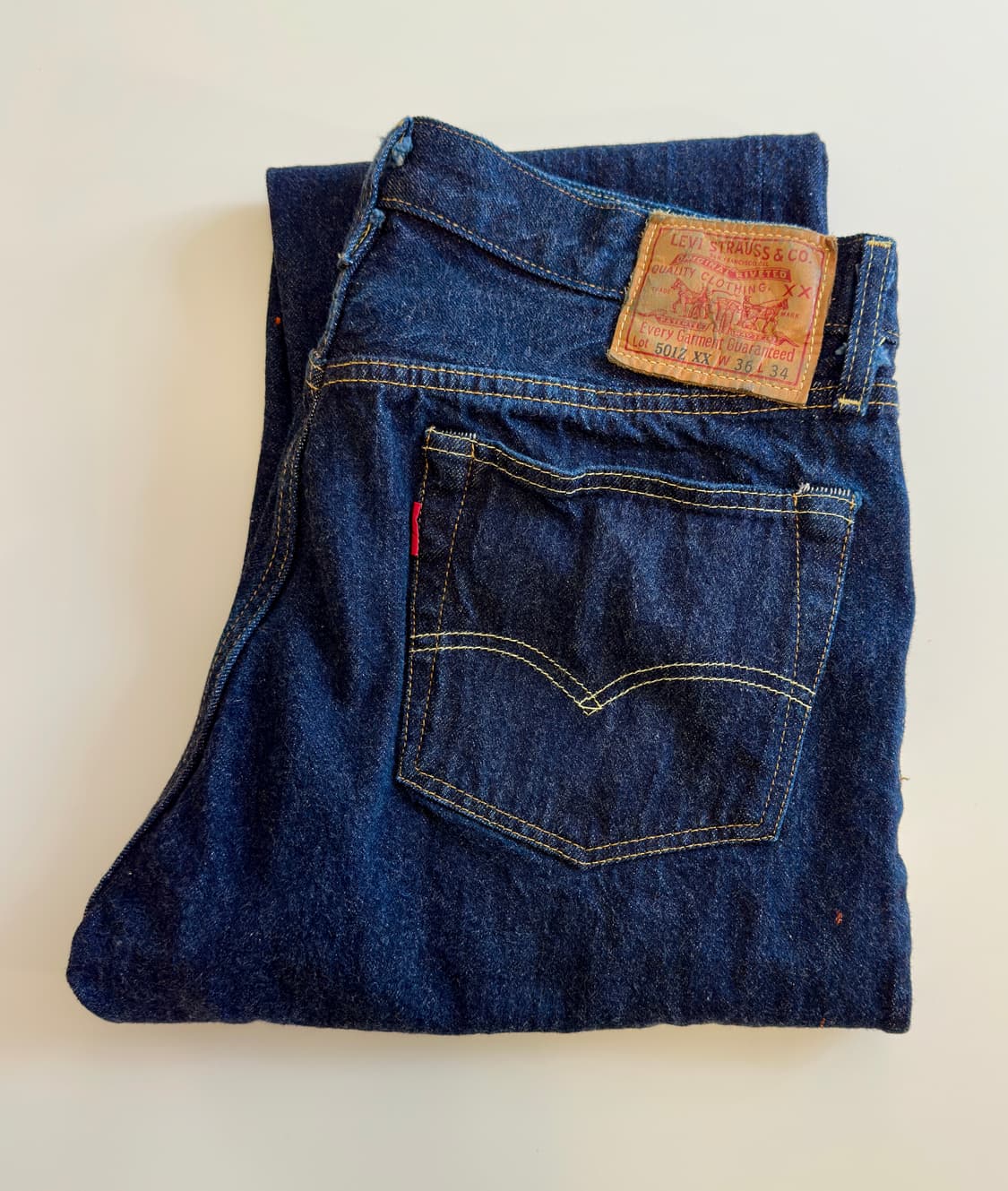 LVC 54501 콘밀 화이트오크 셀비지 리지드 36-34 신품 501Z 상품이미지1