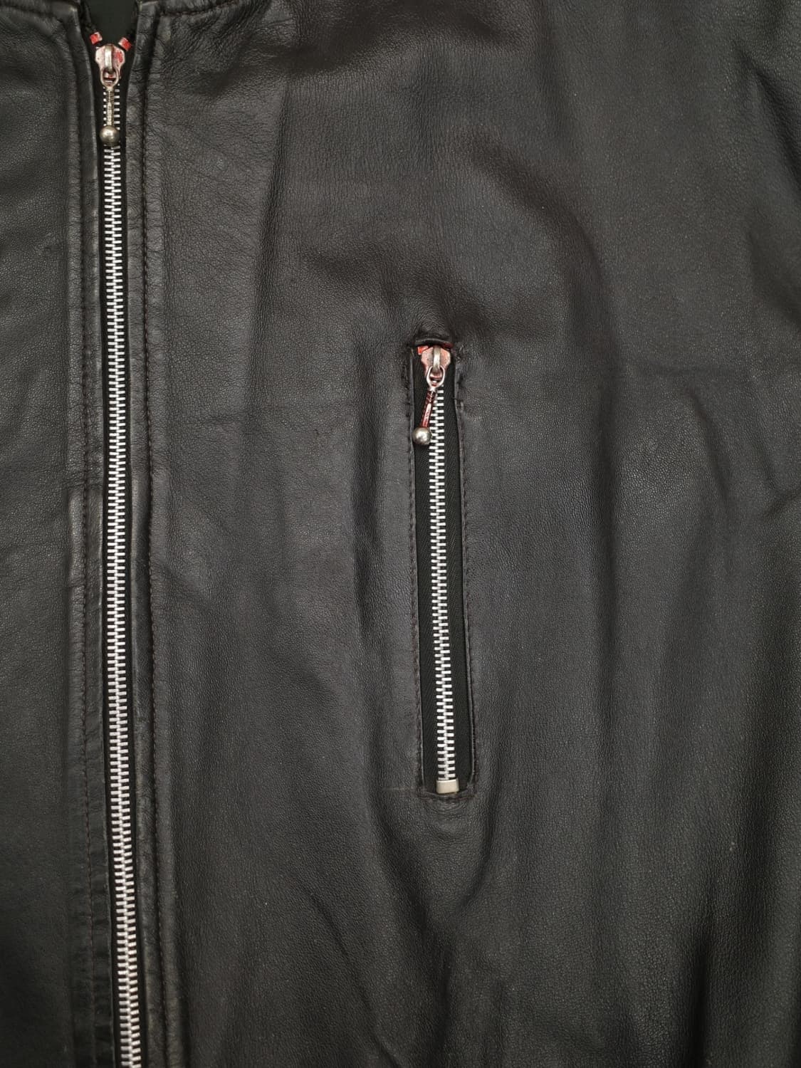 90‘s 보이 런던 가죽 봄버 상품이미지3