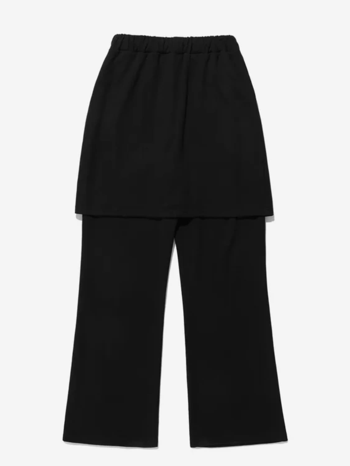 LOGO SWEAT LAYERED PANTS_BLACK(NG 2DFUPA 상품이미지2