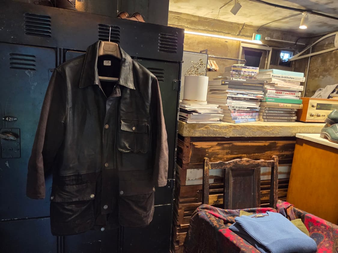 Cp company 레더자켓 상품이미지10