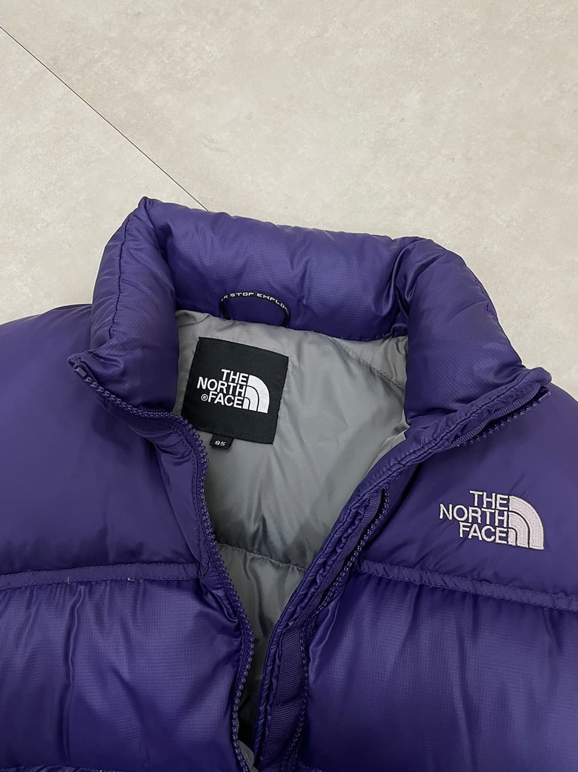 노스페이스 퍼플 패딩  상품이미지4