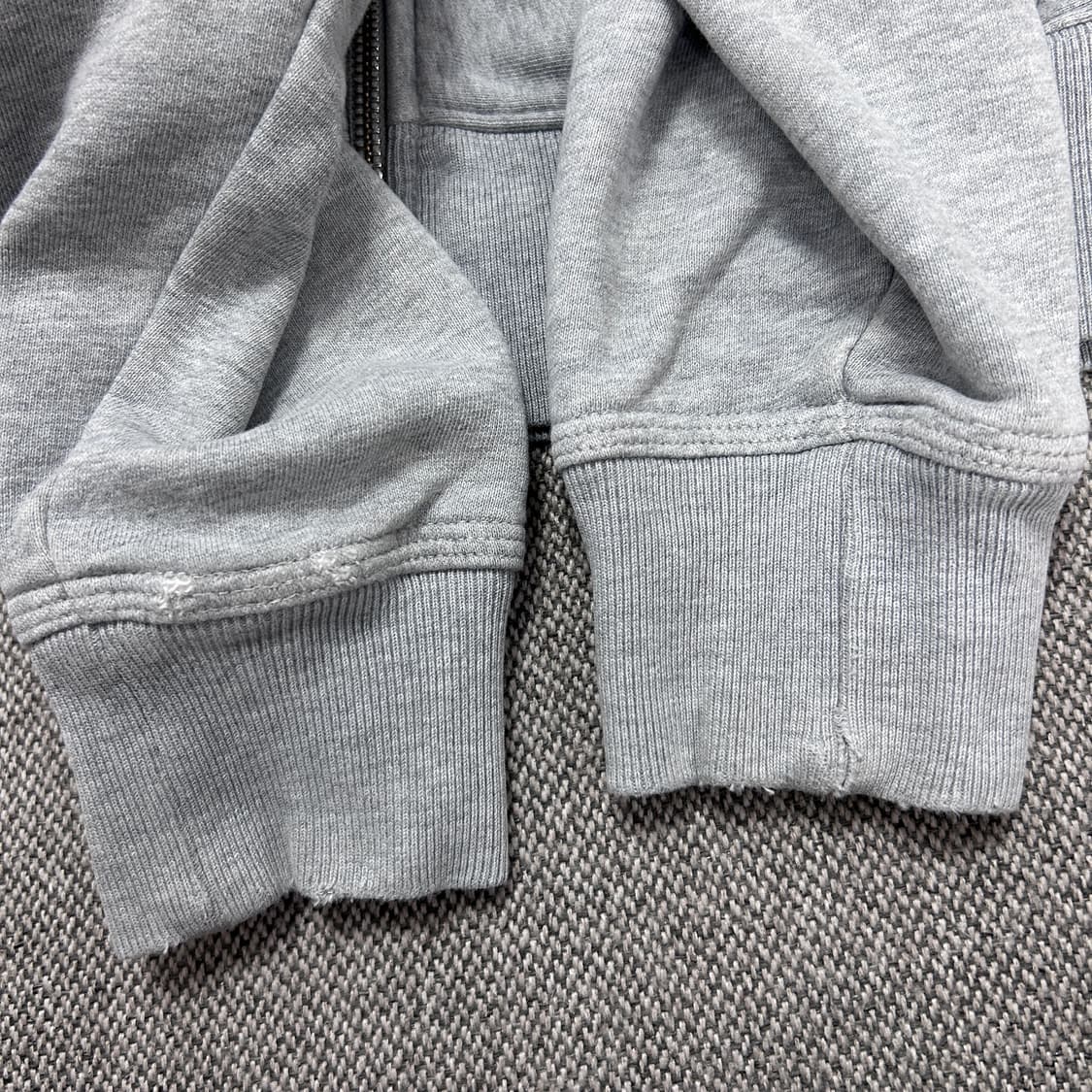 스투시 스탁로고 그레이 후드집업(S) 상품이미지5