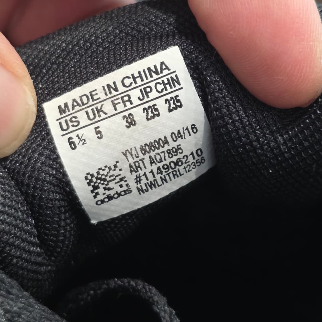 3q-28:아디다스 러닝 스니커즈 블랙화이트 (235mm) 상품이미지10