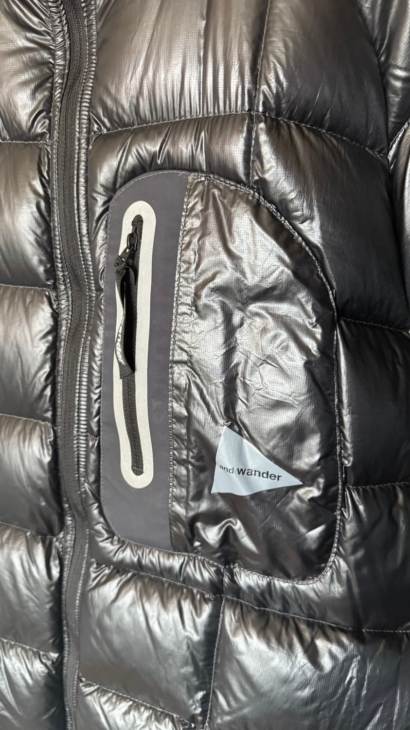 앤드원더 다이아몬드 스티치 다운 자켓 패딩 XL AND WANDER 상품이미지5