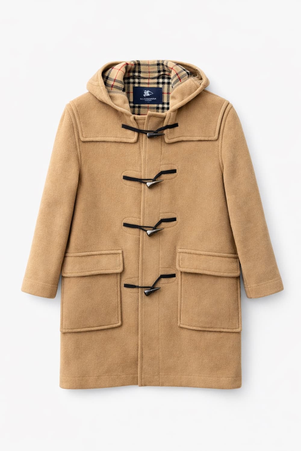 빈티지 버버리 90s 울 더플 코트 M 상품이미지1